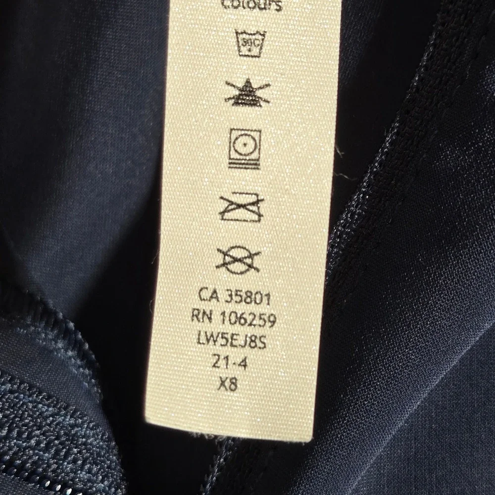 Lululemon City Sleek Slim-Fit HR Pant Women 31 Navy Blue High Rise LW5EJ8S